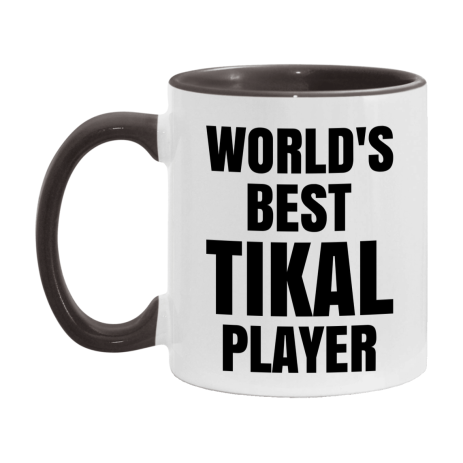 Funny Game Board Mug, World's Okayest Tikal Player, 11Oz Or 15Oz Ceramic Coffee Cup