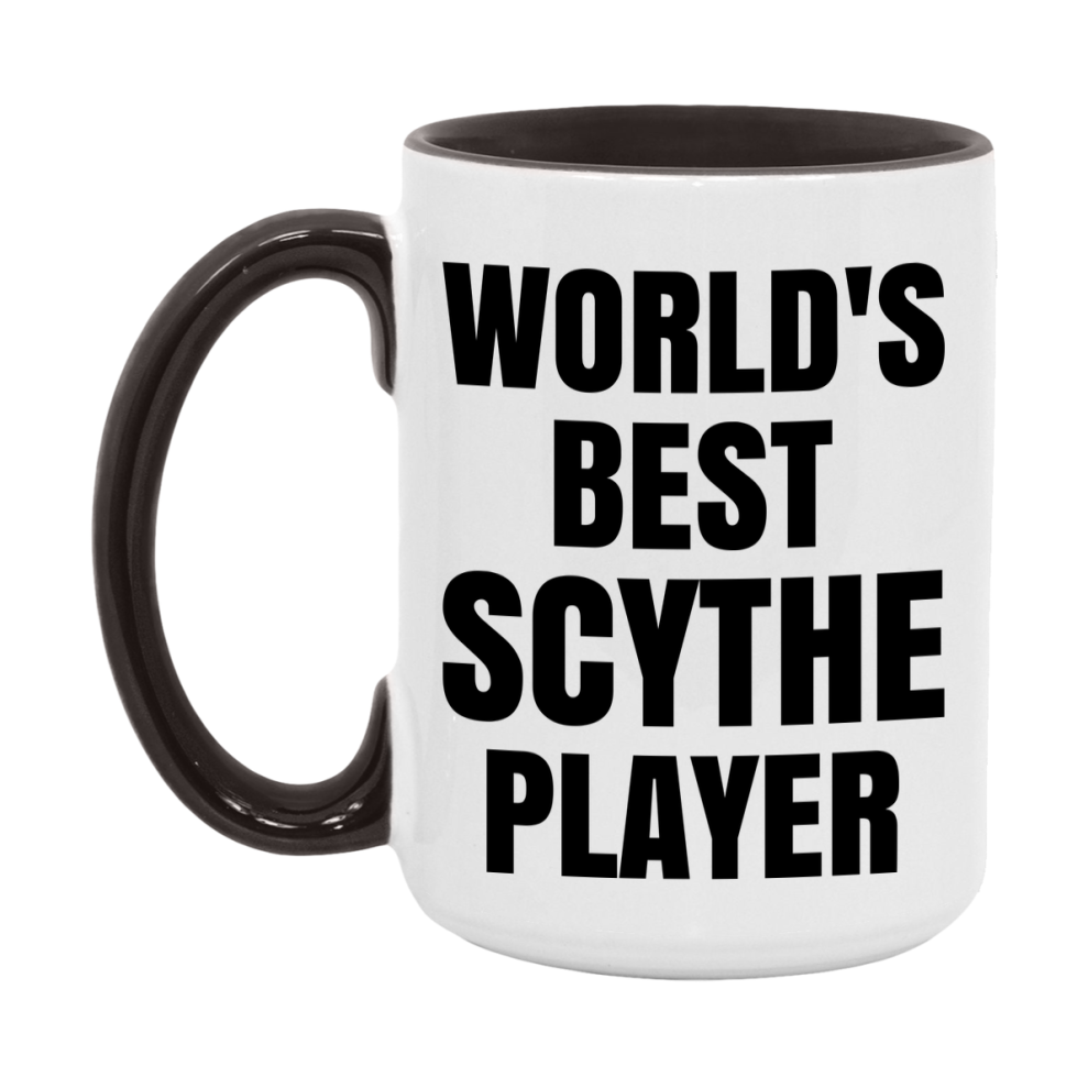 Funny Game Board Mug, World's Okayest Scythe Player, 11Oz Or 15Oz Ceramic Coffee Cup
