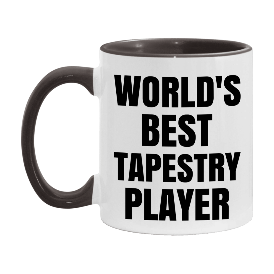 Funny Game Board Mug, World's Okayest Tapestry Player, 11Oz Or 15Oz Ceramic Coffee Cup