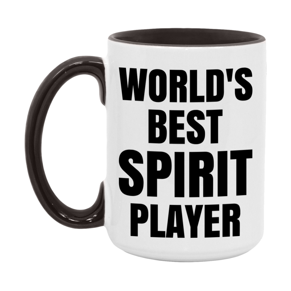 Funny Game Board Mug, World's Okayest Spirit Player, 11Oz Or 15Oz Ceramic Coffee Cup