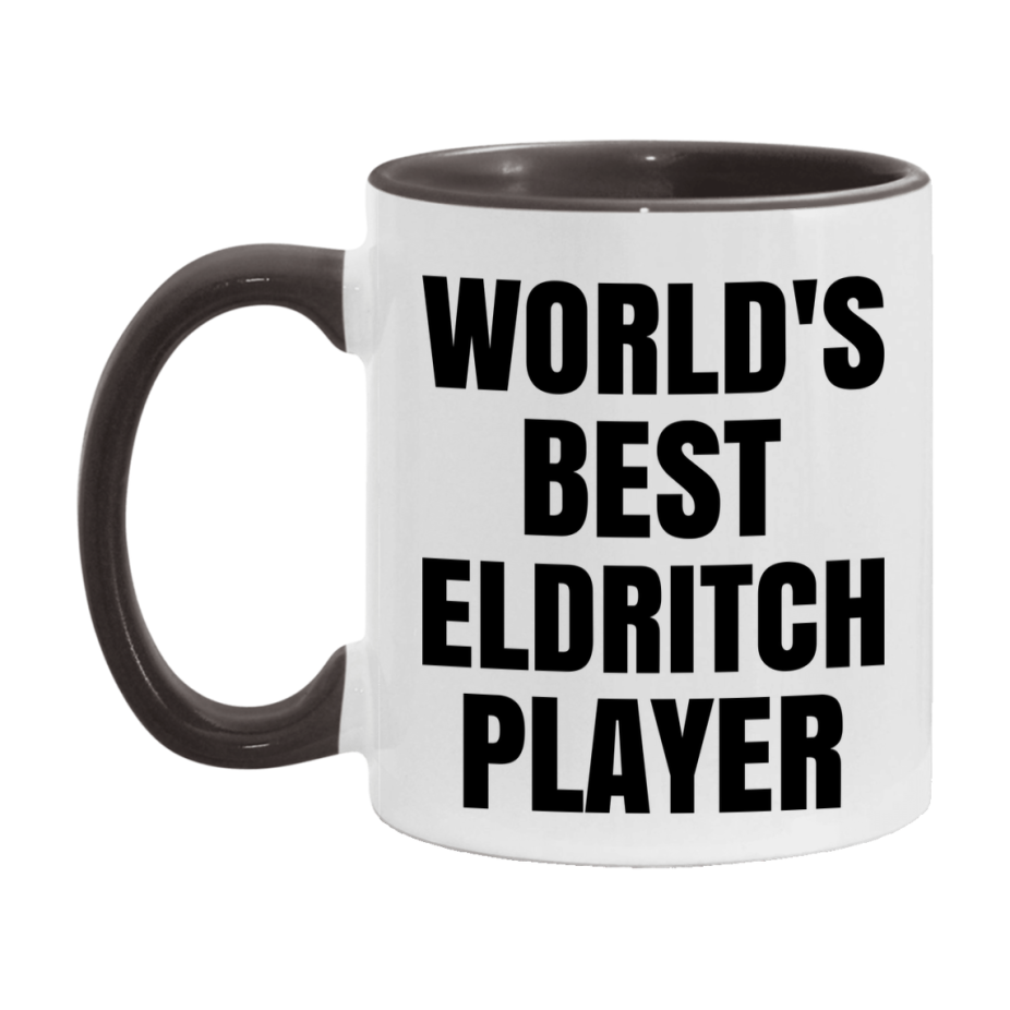 Funny Game Board Mug, World's Okayest Eldritch Player, 11Oz Or 15Oz Ceramic Coffee Cup
