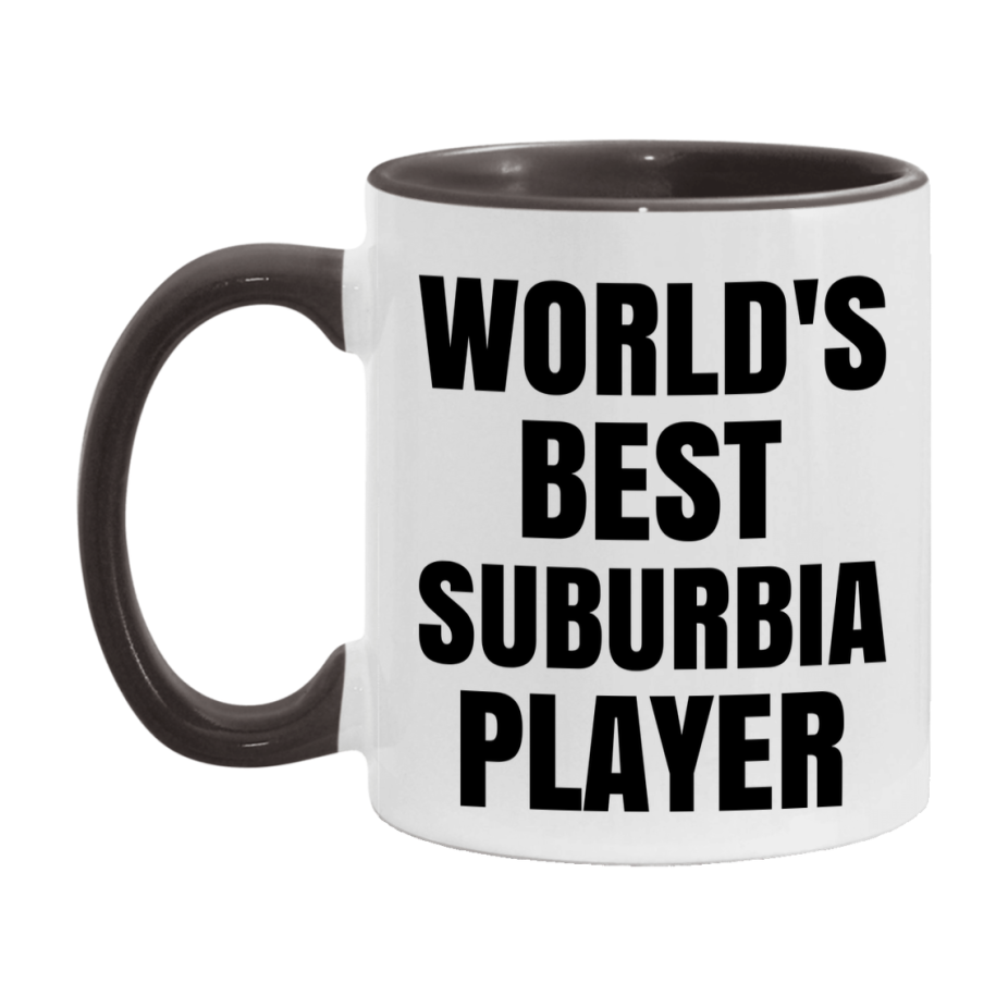 Funny Game Board Mug, World's Okayest Suburbia Player, 11Oz Or 15Oz Ceramic Coffee Cup