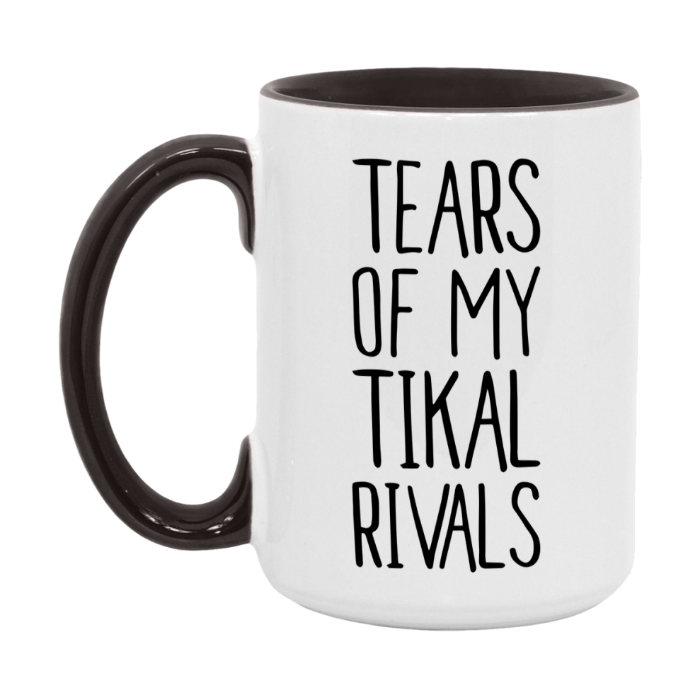 Funny Tikal Gameboard Mug – Tears Of My Tikal Rivals, 11Oz Or 15Oz White Ceramic Coffee Cup Gift