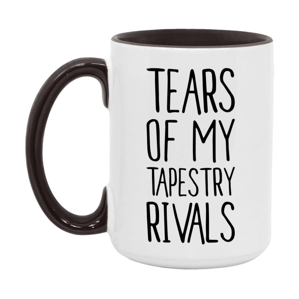 Funny Tapestry Gameboard Mug – Tears Of My Tapestry Rivals, 11Oz Or 15Oz White Ceramic Coffee Cup Gift