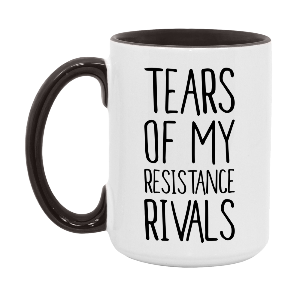 Funny Resistance Gameboard Mug – Tears Of My Resistance Rivals, 11Oz Or 15Oz White Ceramic Coffee Cup Gift