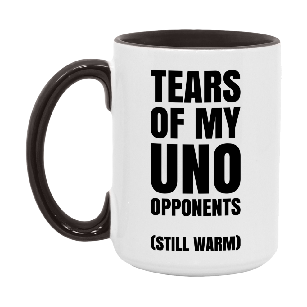 Board Game Gift – Tears Of My Uno Opponents Mug, 11Oz Or 15Oz White Ceramic Coffee Cup