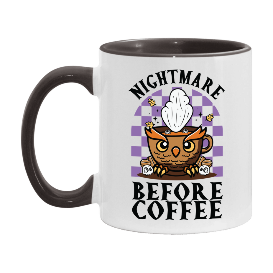 Funny Halloween Coffee Mug, White Ceramic Halloween Coffee Cup 11Oz Or 15Oz