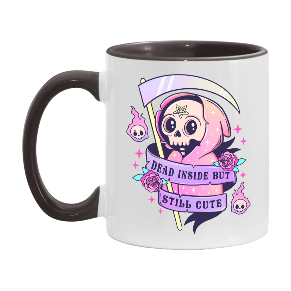 Funny Halloween Coffee Mug, White Ceramic Halloween Coffee Cup 11Oz Or 15Oz