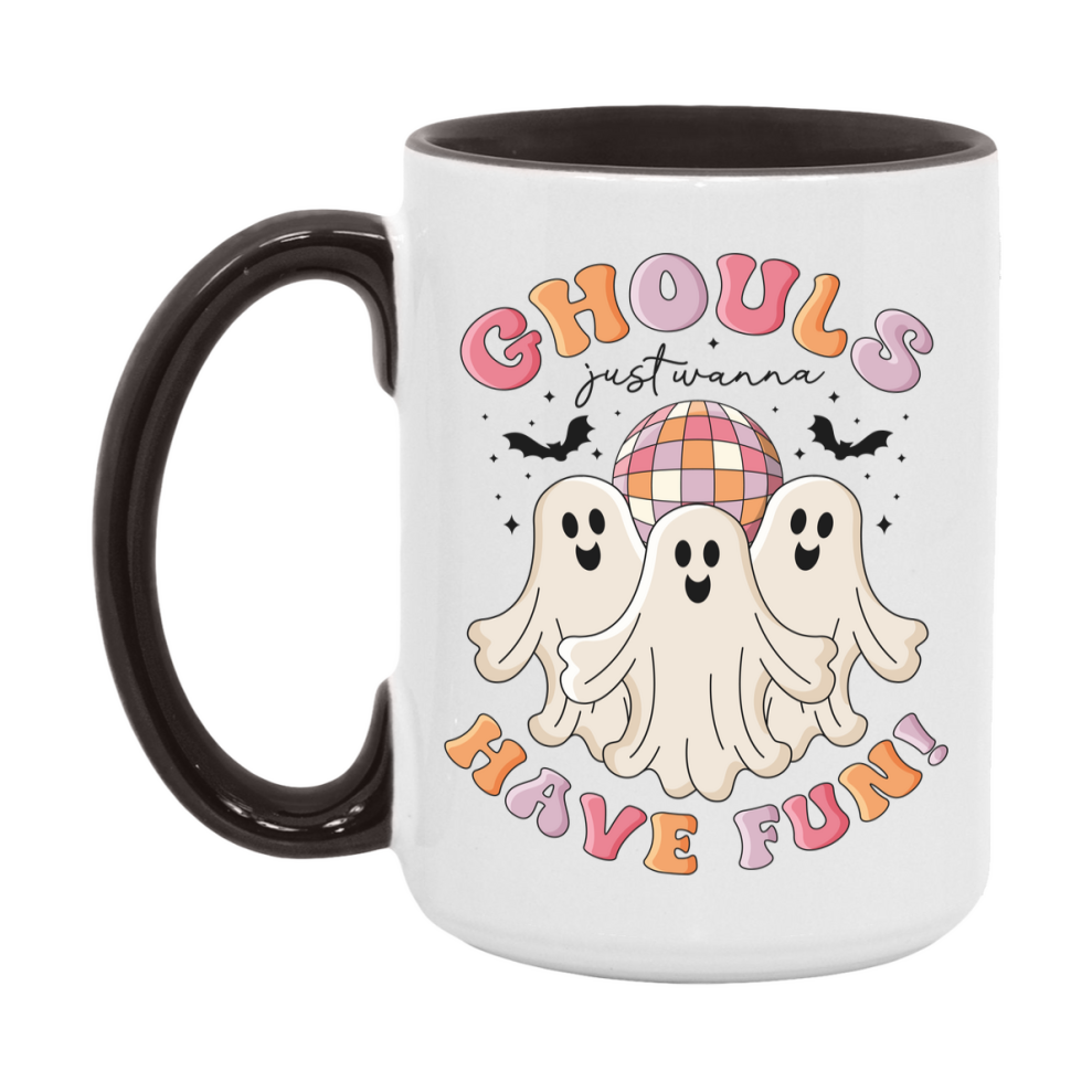 Funny Halloween Coffee Mug, White Ceramic Halloween Coffee Cup 11Oz Or 15Oz
