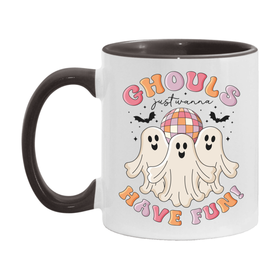 Funny Halloween Coffee Mug, White Ceramic Halloween Coffee Cup 11Oz Or 15Oz