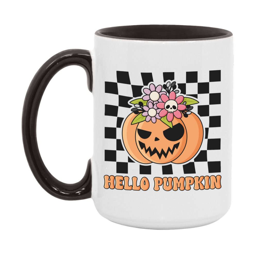 Funny Halloween Coffee Mug, White Ceramic Halloween Coffee Cup 11Oz Or 15Oz