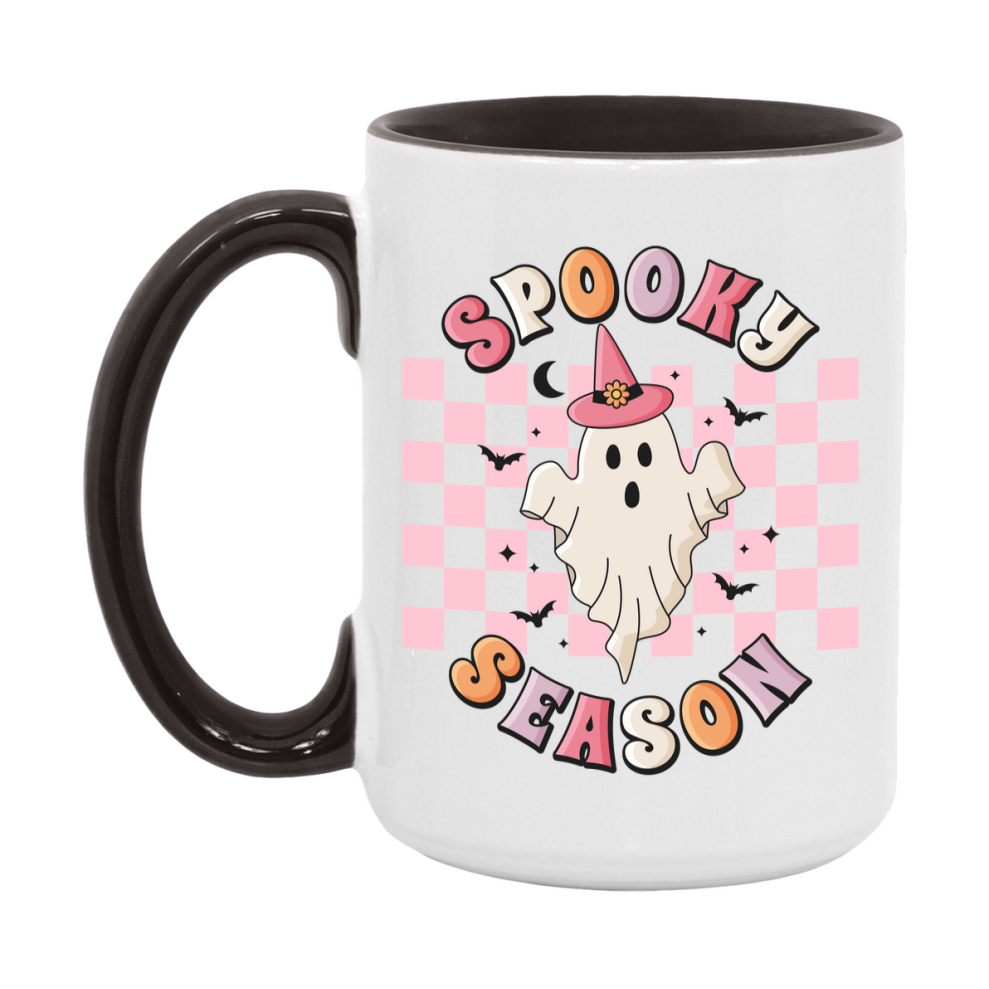 Funny Halloween Coffee Mug, White Ceramic Halloween Coffee Cup 11Oz Or 15Oz