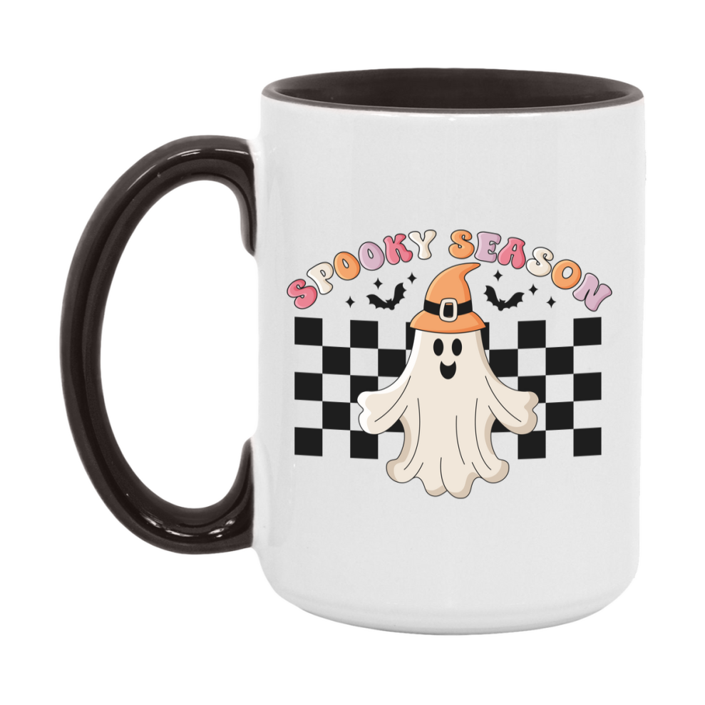 Funny Halloween Coffee Mug, White Ceramic Halloween Coffee Cup 11Oz Or 15Oz