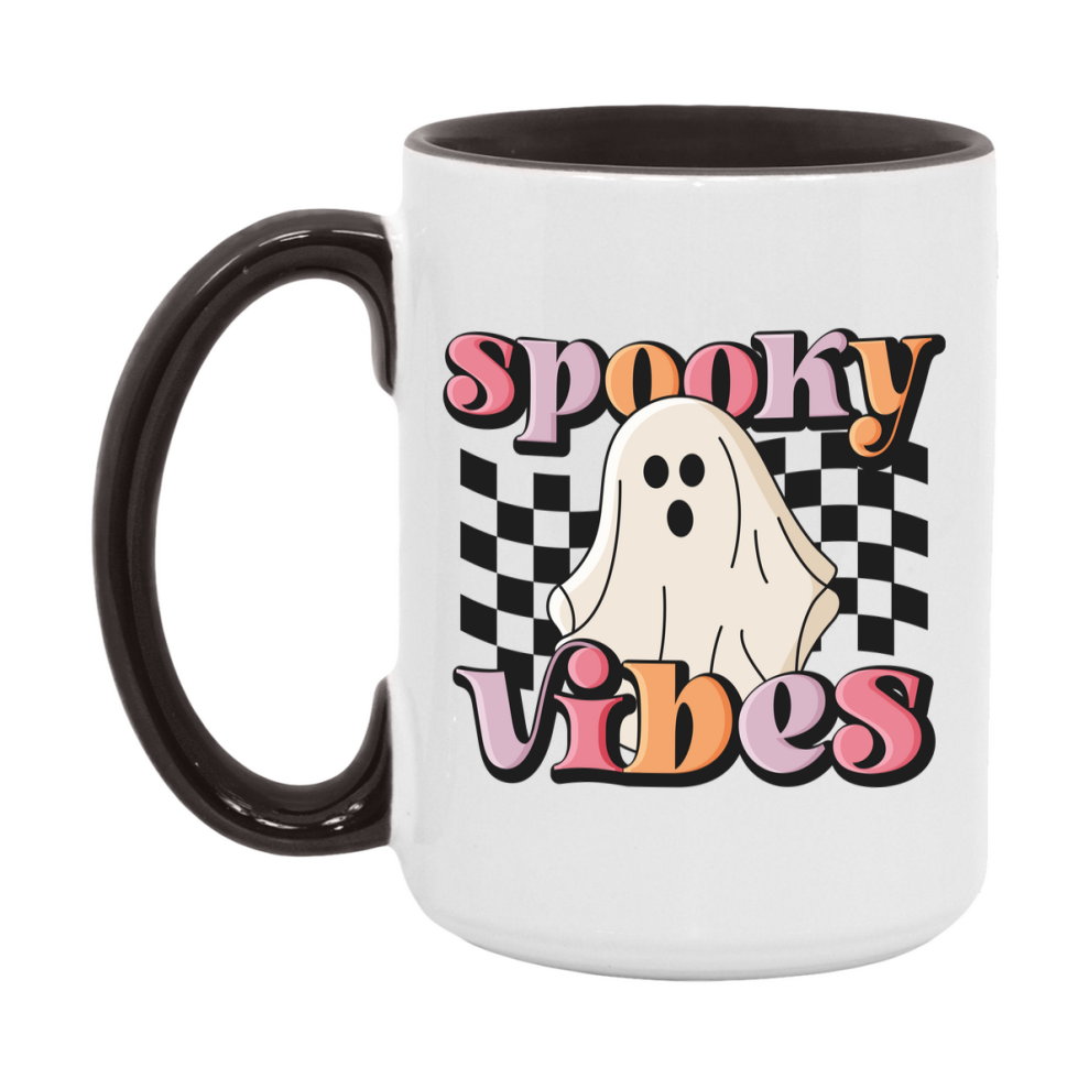 Funny Halloween Coffee Mug, White Ceramic Halloween Coffee Cup 11Oz Or 15Oz