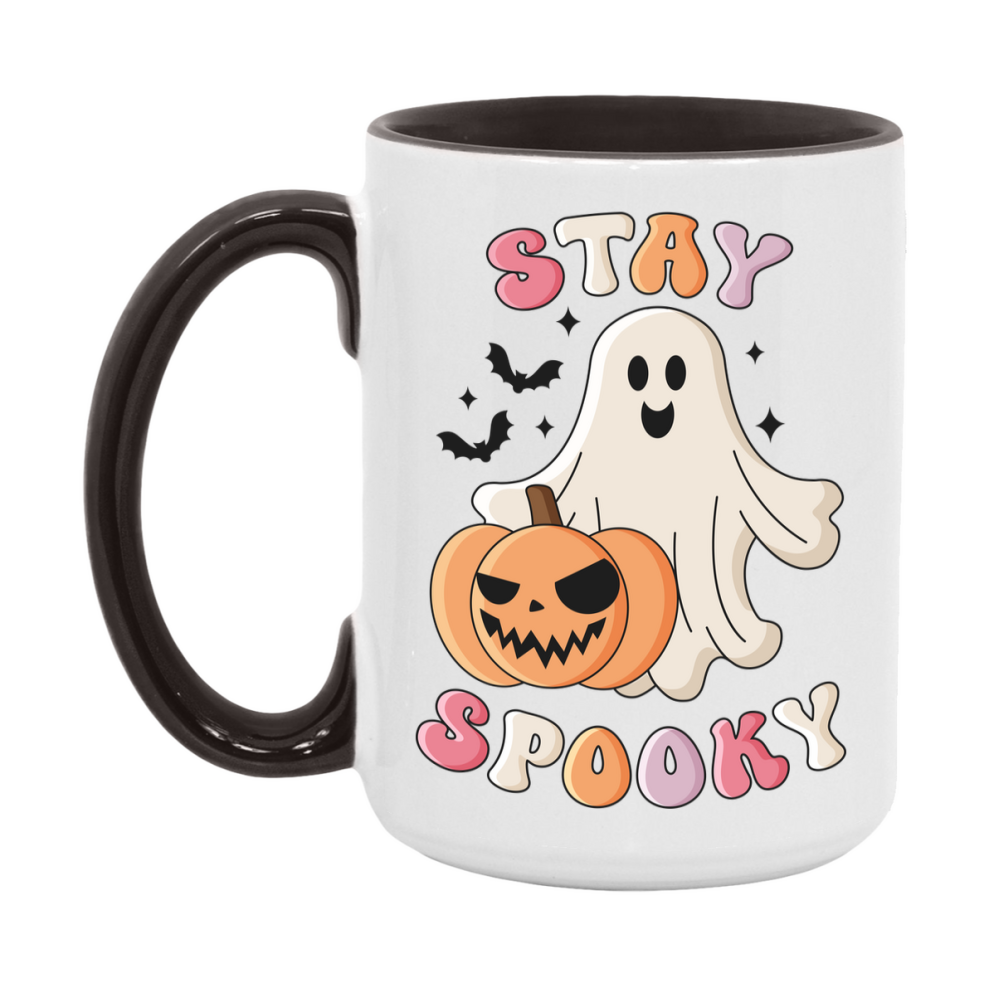 Funny Halloween Coffee Mug, White Ceramic Halloween Coffee Cup 11Oz Or 15Oz