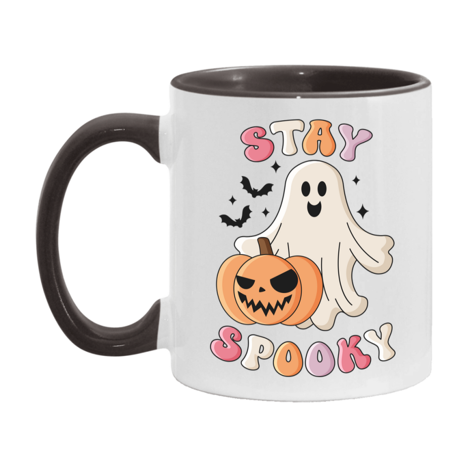 Funny Halloween Coffee Mug, White Ceramic Halloween Coffee Cup 11Oz Or 15Oz