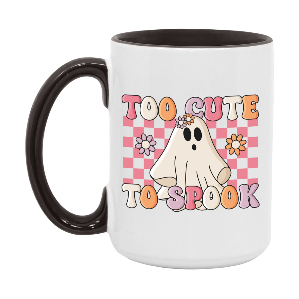 Funny Halloween Coffee Mug, White Ceramic Halloween Coffee Cup 11Oz Or 15Oz