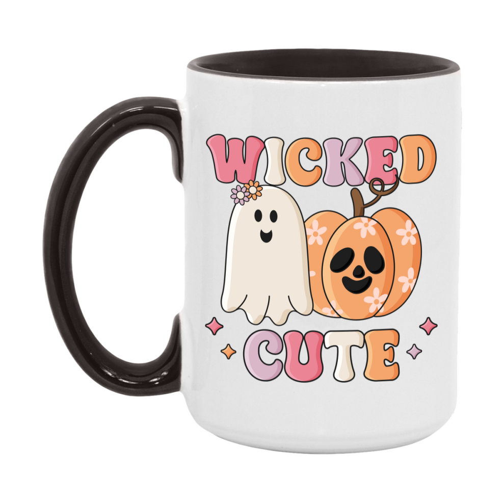 Funny Halloween Coffee Mug, White Ceramic Halloween Coffee Cup 11Oz Or 15Oz