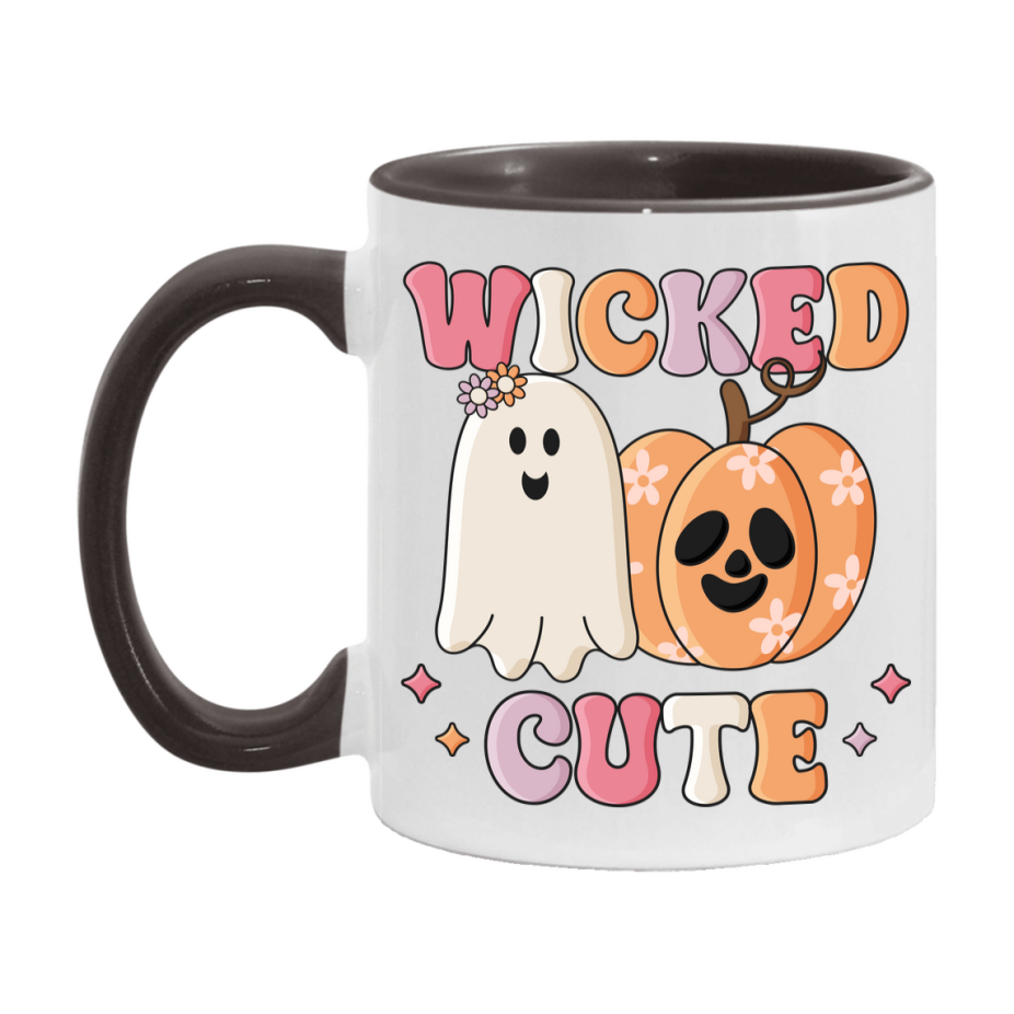 Funny Halloween Coffee Mug, White Ceramic Halloween Coffee Cup 11Oz Or 15Oz