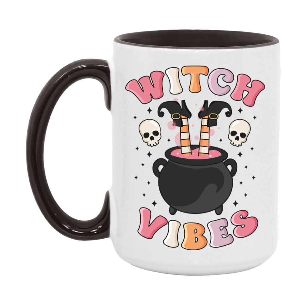 Funny Halloween Coffee Mug, White Ceramic Halloween Coffee Cup 11Oz Or 15Oz