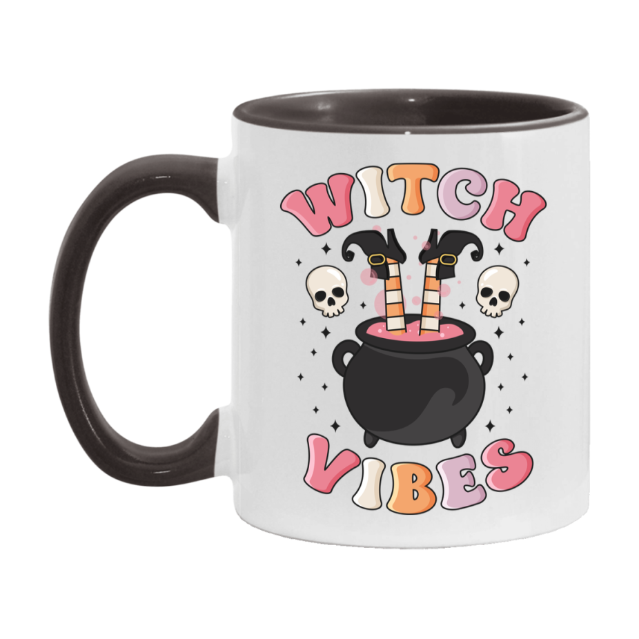 Funny Halloween Coffee Mug, White Ceramic Halloween Coffee Cup 11Oz Or 15Oz