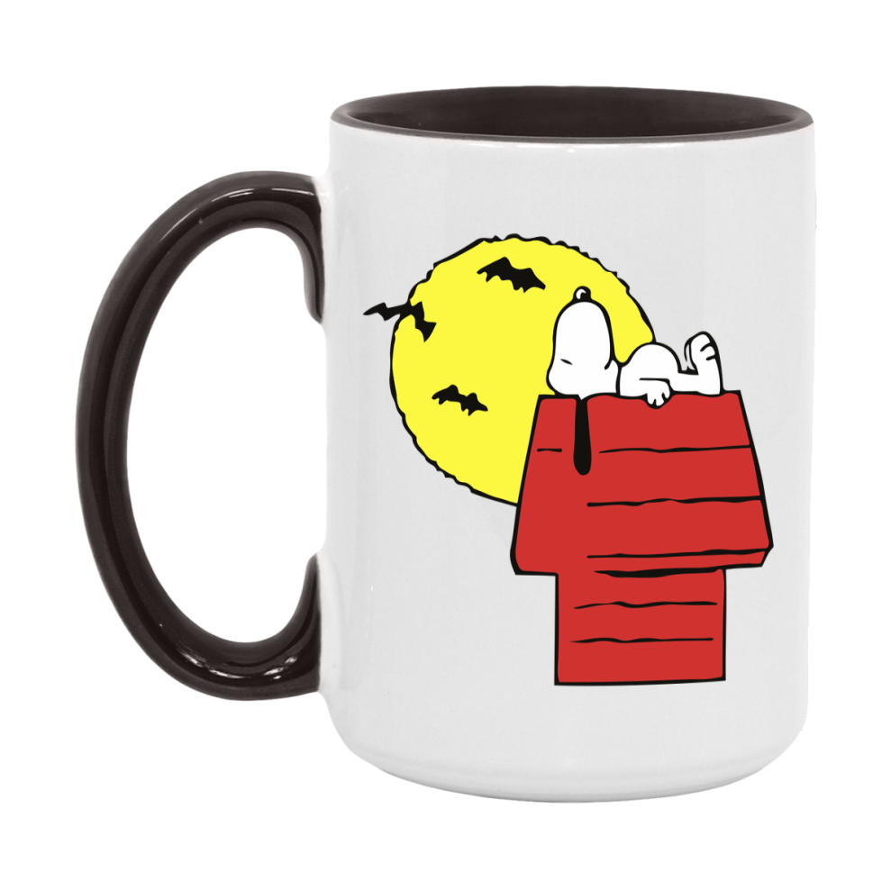 Peanuts Snoopy Halloween Mug, Snoopy Coffee Cup, Cute Halloween Coffee Mug, 11Oz Or 15Oz Ceramic