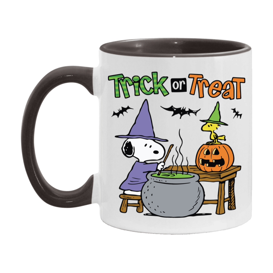 Peanuts Snoopy Halloween Mug, Snoopy Coffee Cup, Cute Halloween Coffee Mug, 11Oz Or 15Oz Ceramic