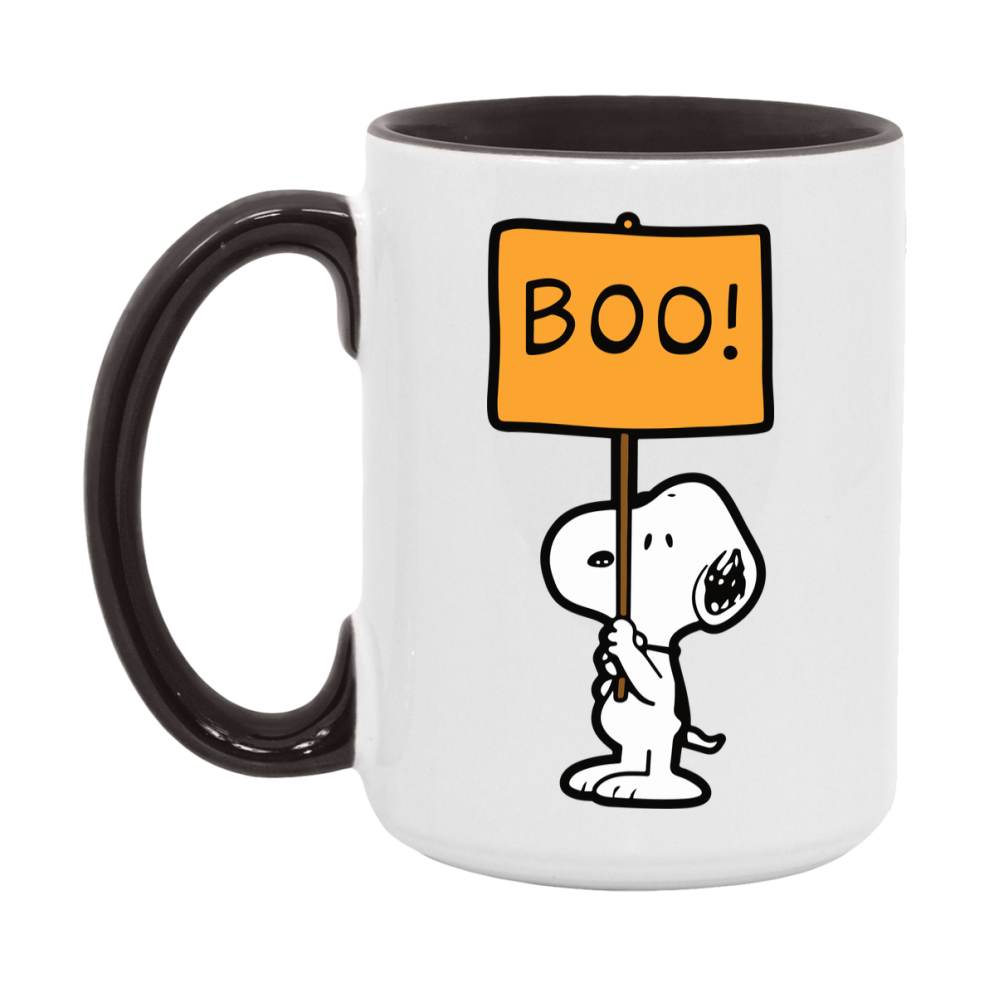 Peanuts Snoopy Halloween Mug, Snoopy Coffee Cup, Cute Halloween Coffee Mug, 11Oz Or 15Oz Ceramic