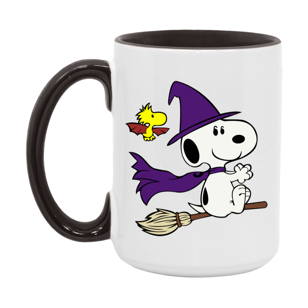 Peanuts Snoopy Halloween Mug, Snoopy Coffee Cup, Cute Halloween Coffee Mug, 11Oz Or 15Oz Ceramic