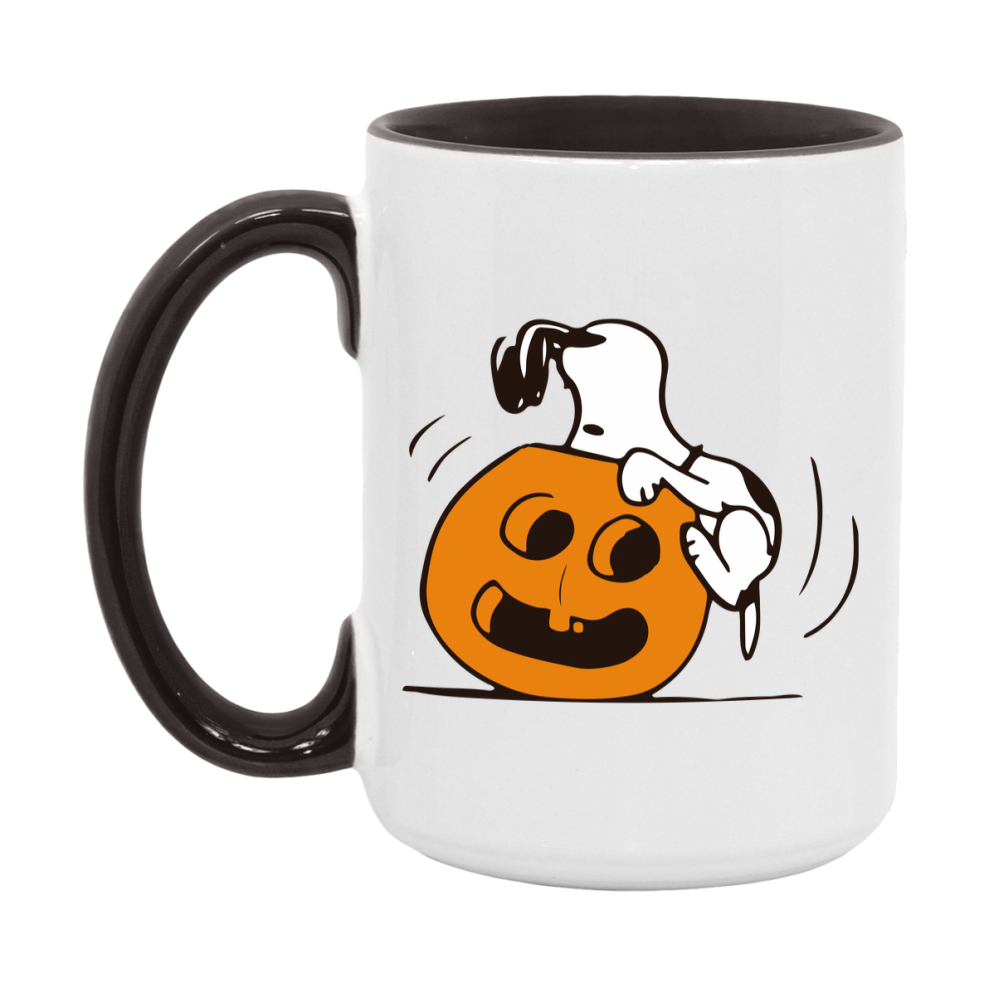 Peanuts Snoopy Halloween Mug, Snoopy Coffee Cup, Cute Halloween Coffee Mug, 11Oz Or 15Oz Ceramic