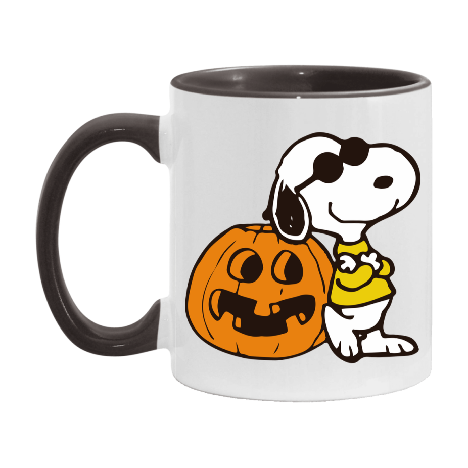 Peanuts Snoopy Halloween Mug, Snoopy Coffee Cup, Cute Halloween Coffee Mug, 11Oz Or 15Oz Ceramic