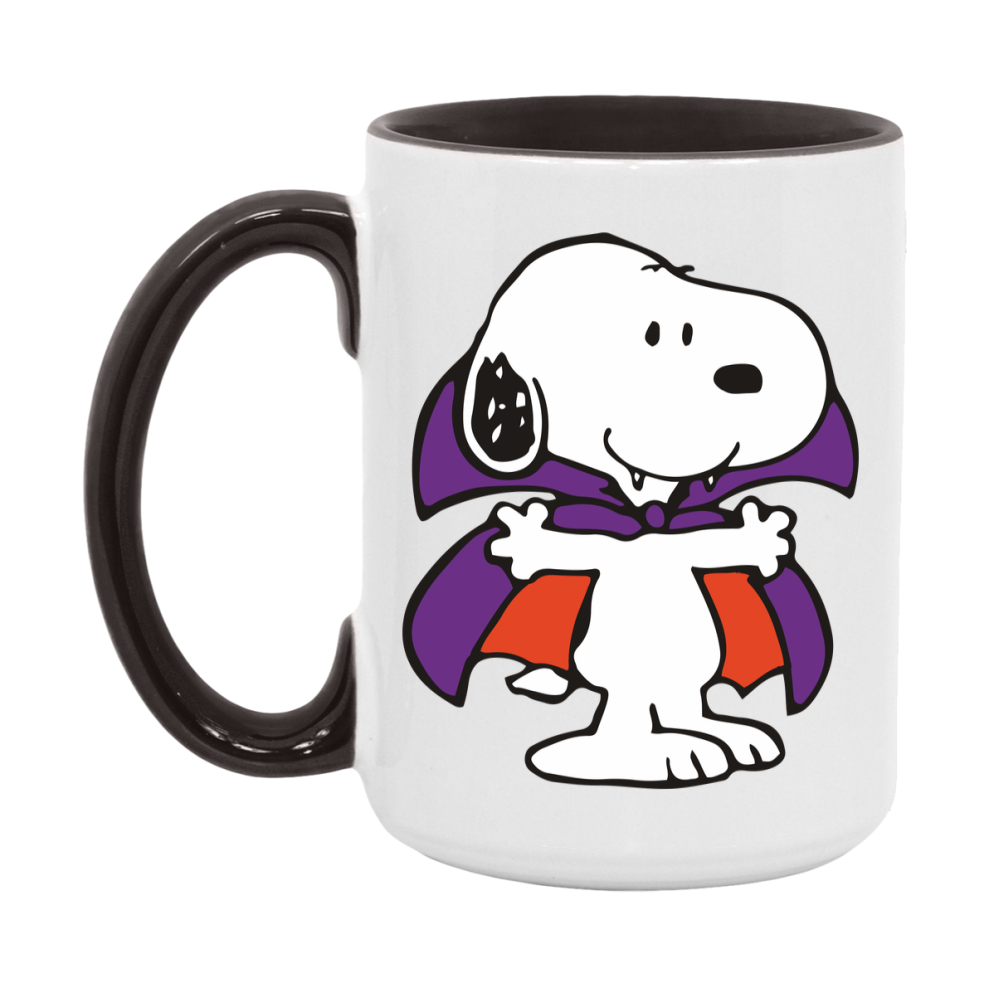 Peanuts Snoopy Halloween Mug, Snoopy Coffee Cup, Cute Halloween Coffee Mug, 11Oz Or 15Oz Ceramic