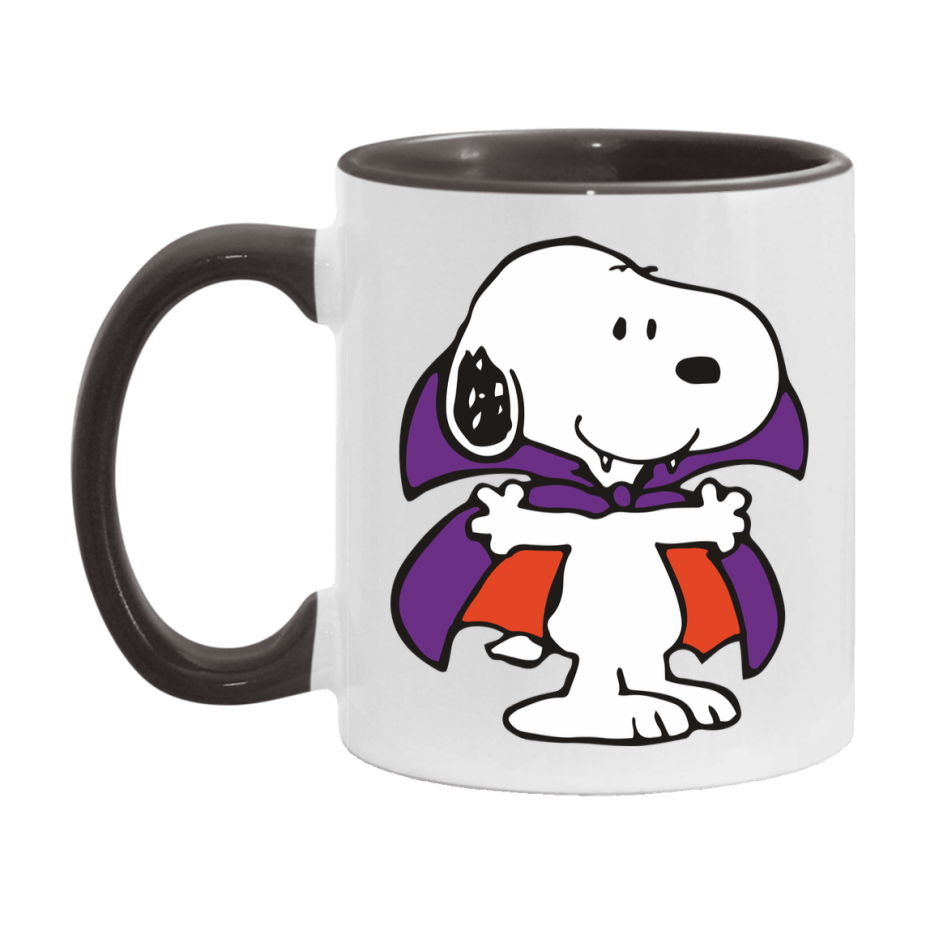 Peanuts Snoopy Halloween Mug, Snoopy Coffee Cup, Cute Halloween Coffee Mug, 11Oz Or 15Oz Ceramic