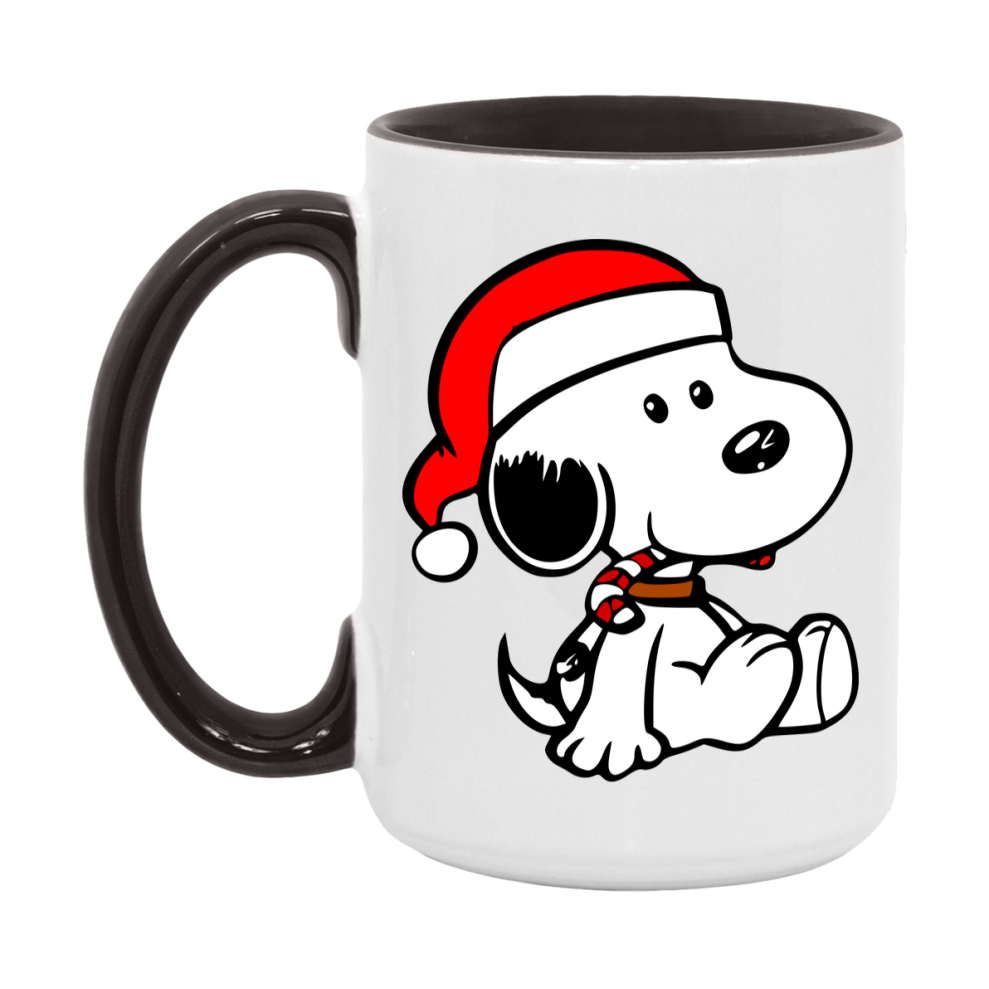 Peanuts Gang Christmas Mug, Snoopy Charlie Brown Holiday Coffee Cup, Ceramic Christmas Mug 11Oz Or 15Oz