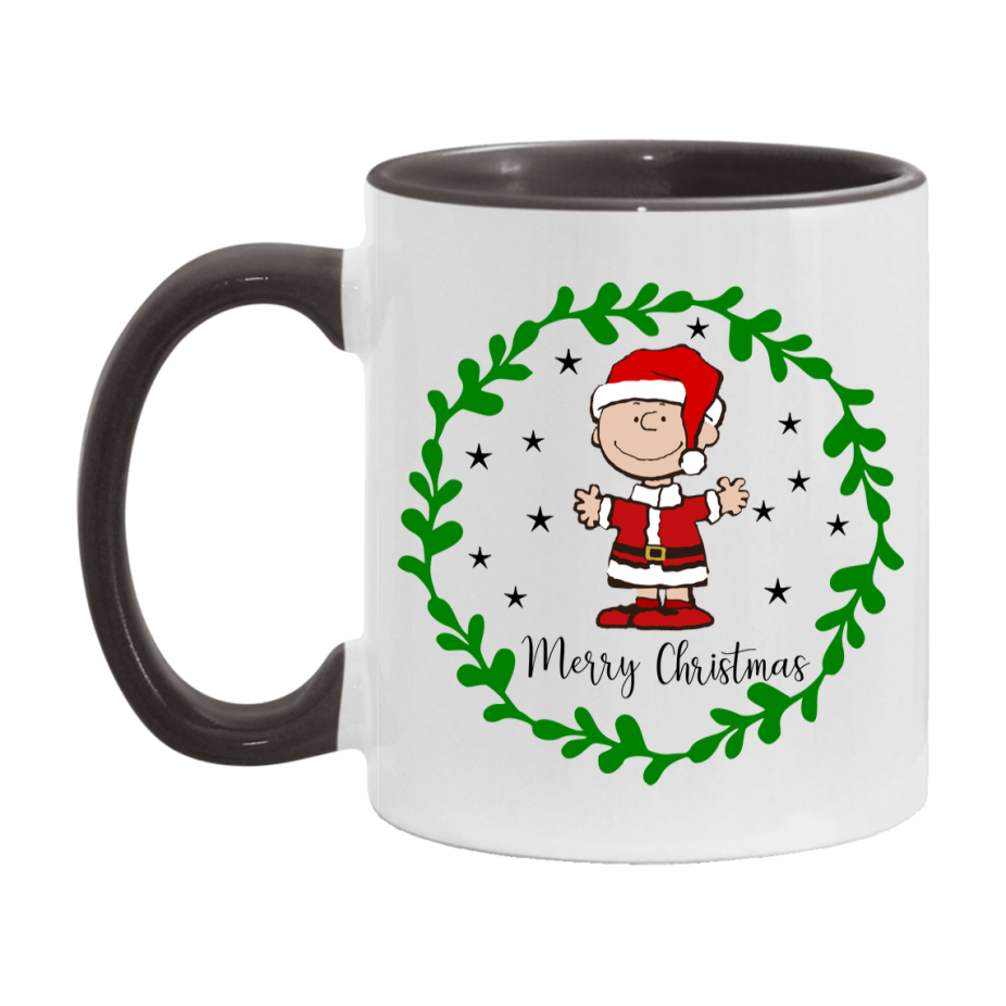 Peanuts Gang Christmas Mug, Snoopy Charlie Brown Holiday Coffee Cup, Ceramic Christmas Mug 11Oz Or 15Oz