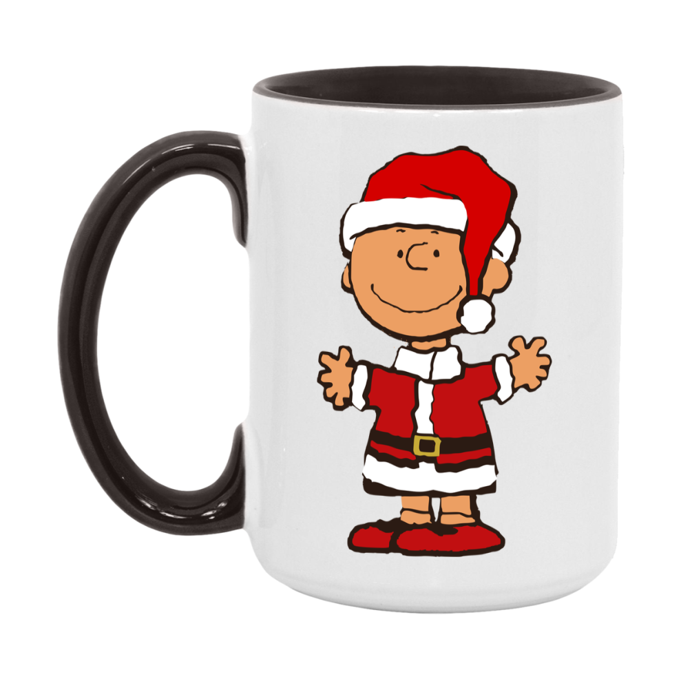 Peanuts Gang Christmas Mug, Snoopy Charlie Brown Holiday Coffee Cup, Ceramic Christmas Mug 11Oz Or 15Oz