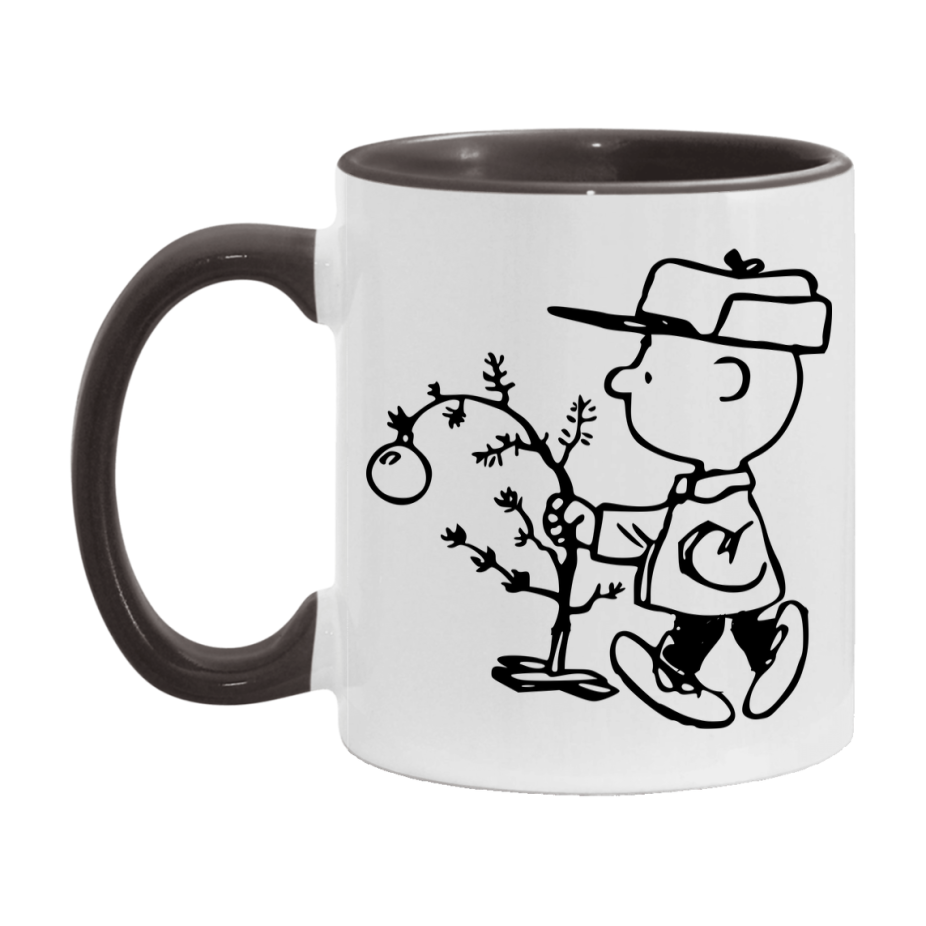 Peanuts Gang Christmas Mug, Snoopy Charlie Brown Holiday Coffee Cup, Ceramic Christmas Mug 11Oz Or 15Oz