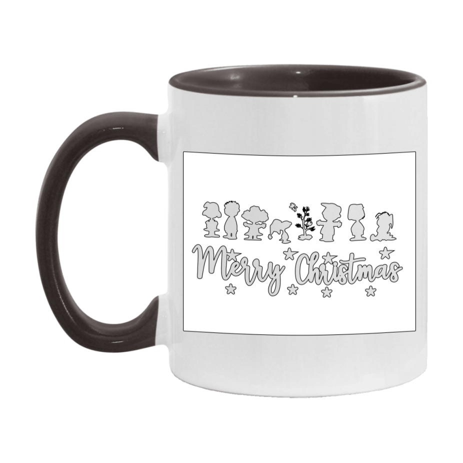 Peanuts Gang Christmas Mug, Snoopy Charlie Brown Holiday Coffee Cup, Ceramic Christmas Mug 11Oz Or 15Oz