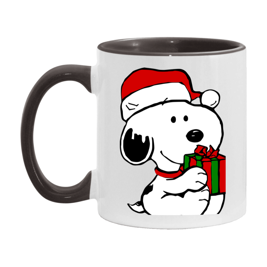 Peanuts Gang Christmas Mug, Snoopy Charlie Brown Holiday Coffee Cup, Ceramic Christmas Mug 11Oz Or 15Oz