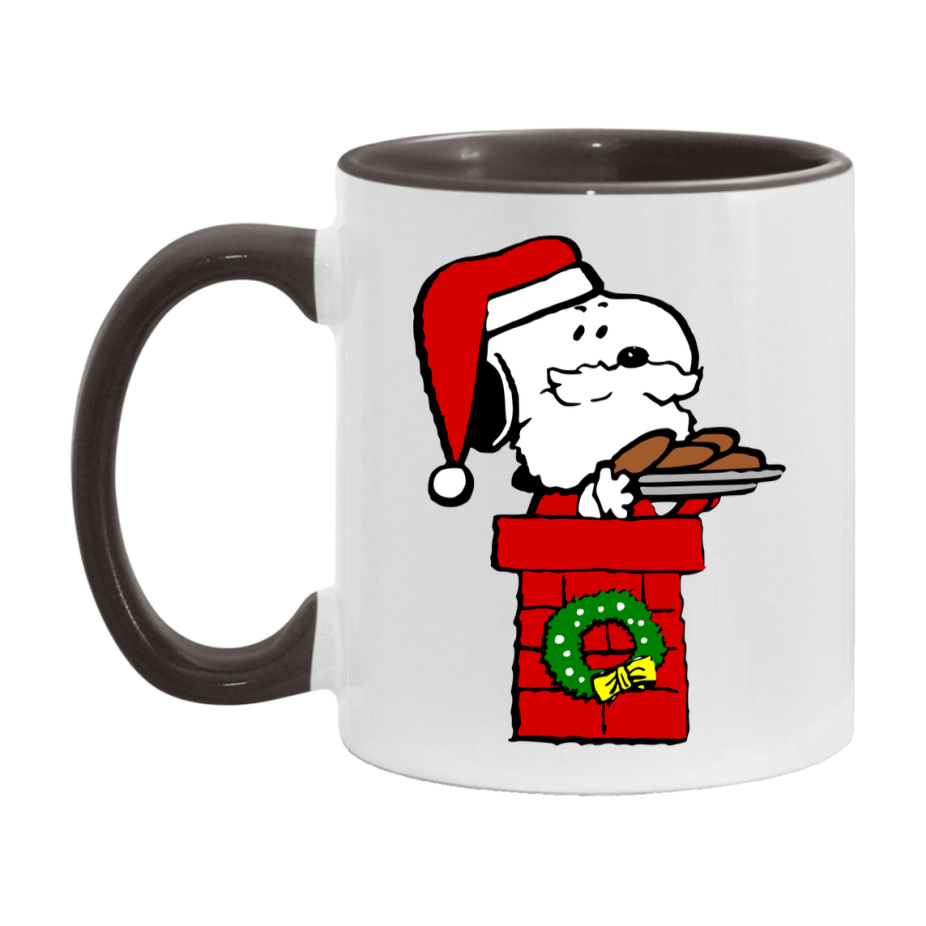 Peanuts Gang Christmas Mug, Snoopy Charlie Brown Holiday Coffee Cup, Ceramic Christmas Mug 11Oz Or 15Oz