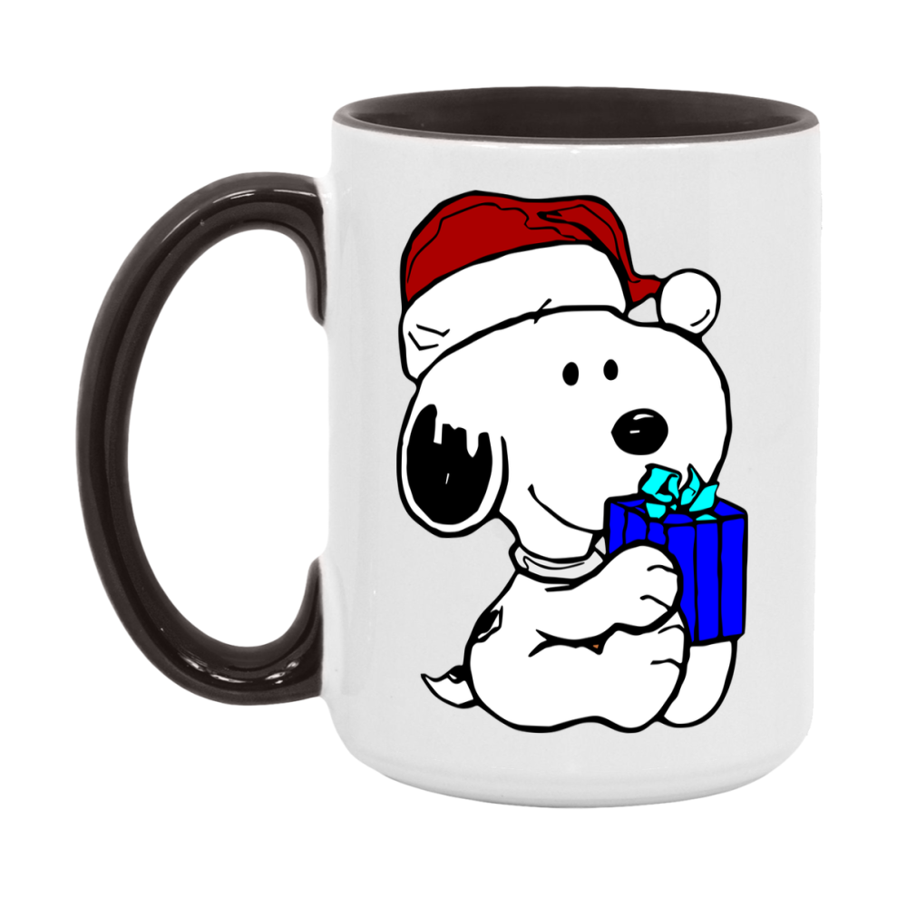 Peanuts Gang Christmas Mug, Snoopy Charlie Brown Holiday Coffee Cup, Ceramic Christmas Mug 11Oz Or 15Oz