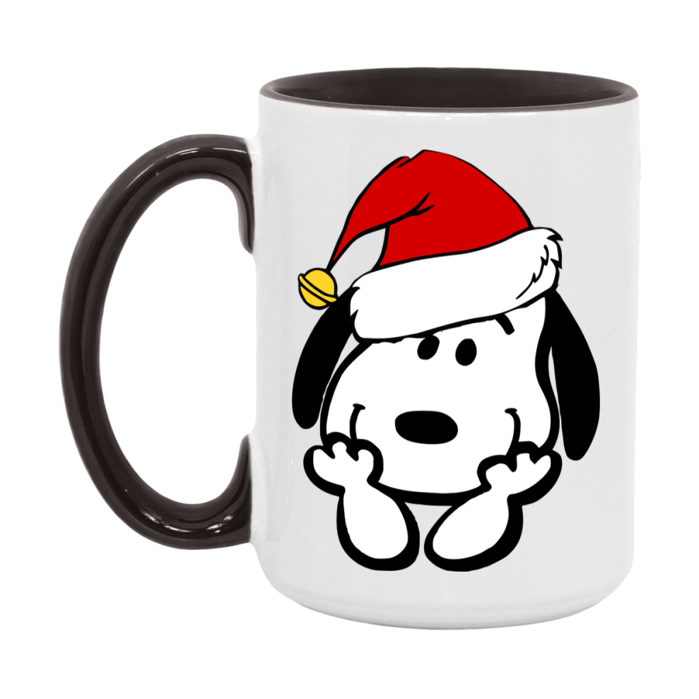 Peanuts Gang Christmas Mug, Snoopy Charlie Brown Holiday Coffee Cup, Ceramic Christmas Mug 11Oz Or 15Oz