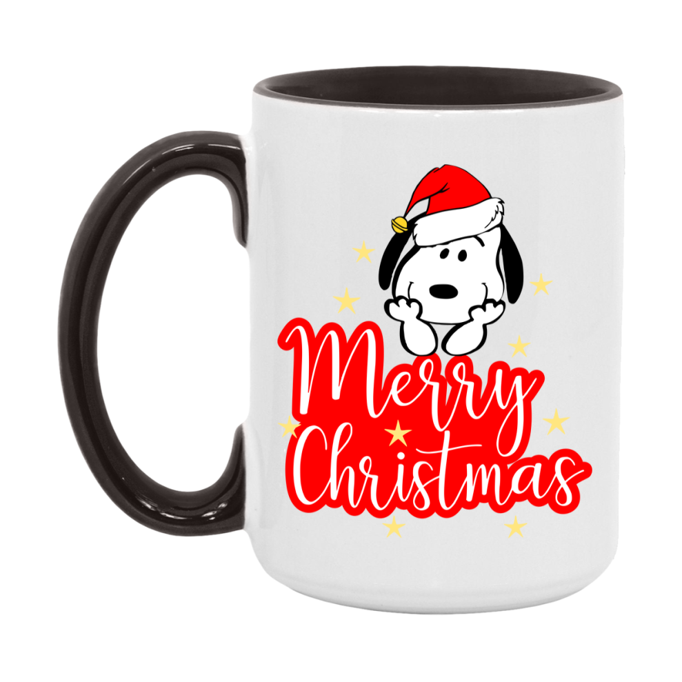 Peanuts Gang Christmas Mug, Snoopy Charlie Brown Holiday Coffee Cup, Ceramic Christmas Mug 11Oz Or 15Oz
