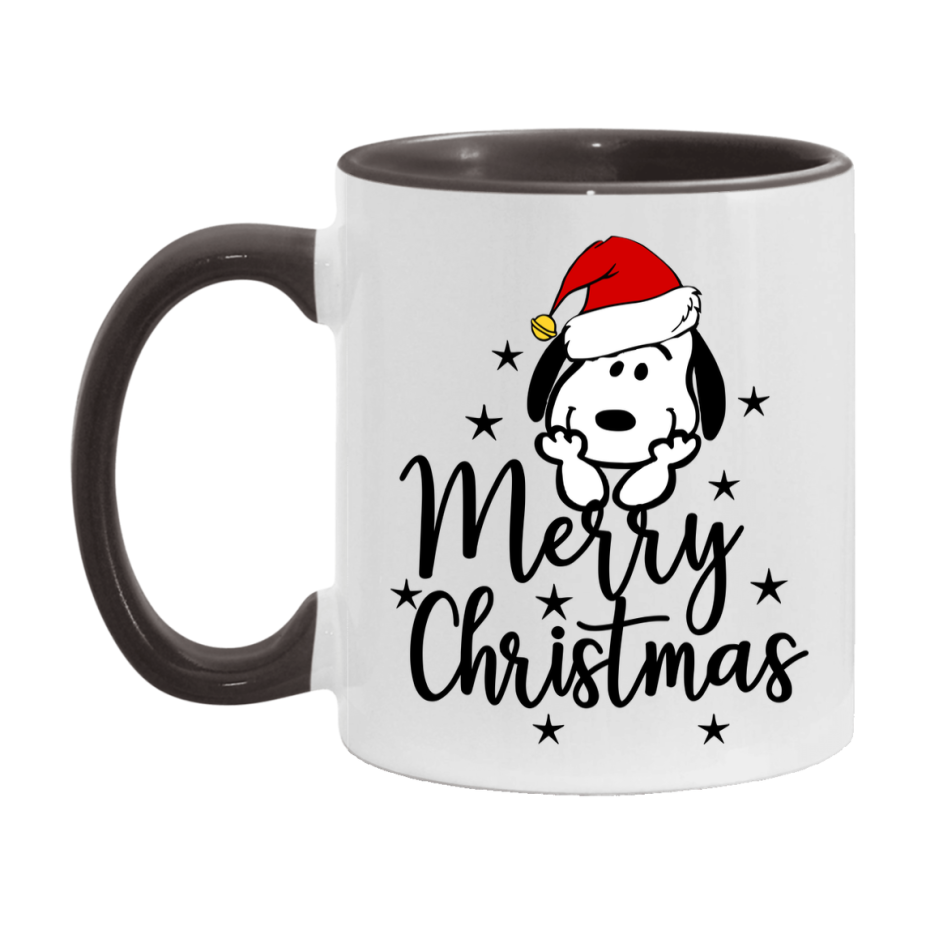 Peanuts Gang Christmas Mug, Snoopy Charlie Brown Holiday Coffee Cup, Ceramic Christmas Mug 11Oz Or 15Oz