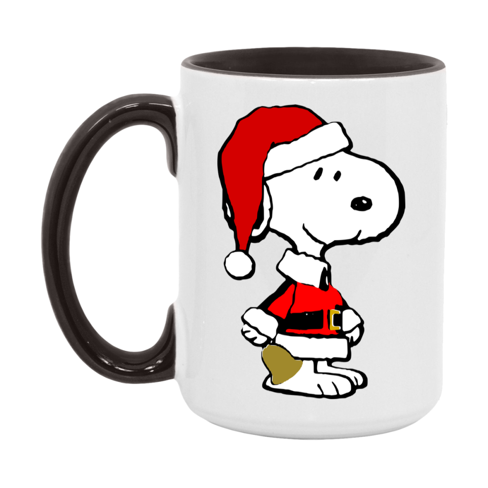 Peanuts Gang Christmas Mug, Snoopy Charlie Brown Holiday Coffee Cup, Ceramic Christmas Mug 11Oz Or 15Oz