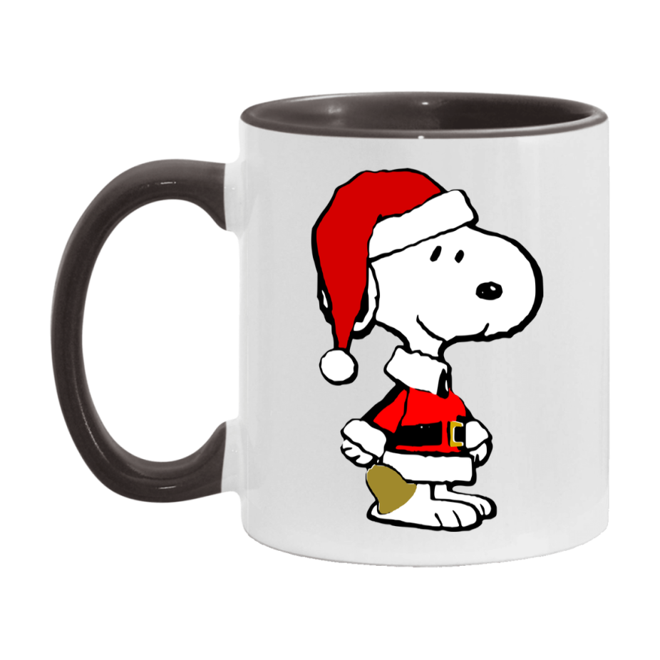 Peanuts Gang Christmas Mug, Snoopy Charlie Brown Holiday Coffee Cup, Ceramic Christmas Mug 11Oz Or 15Oz