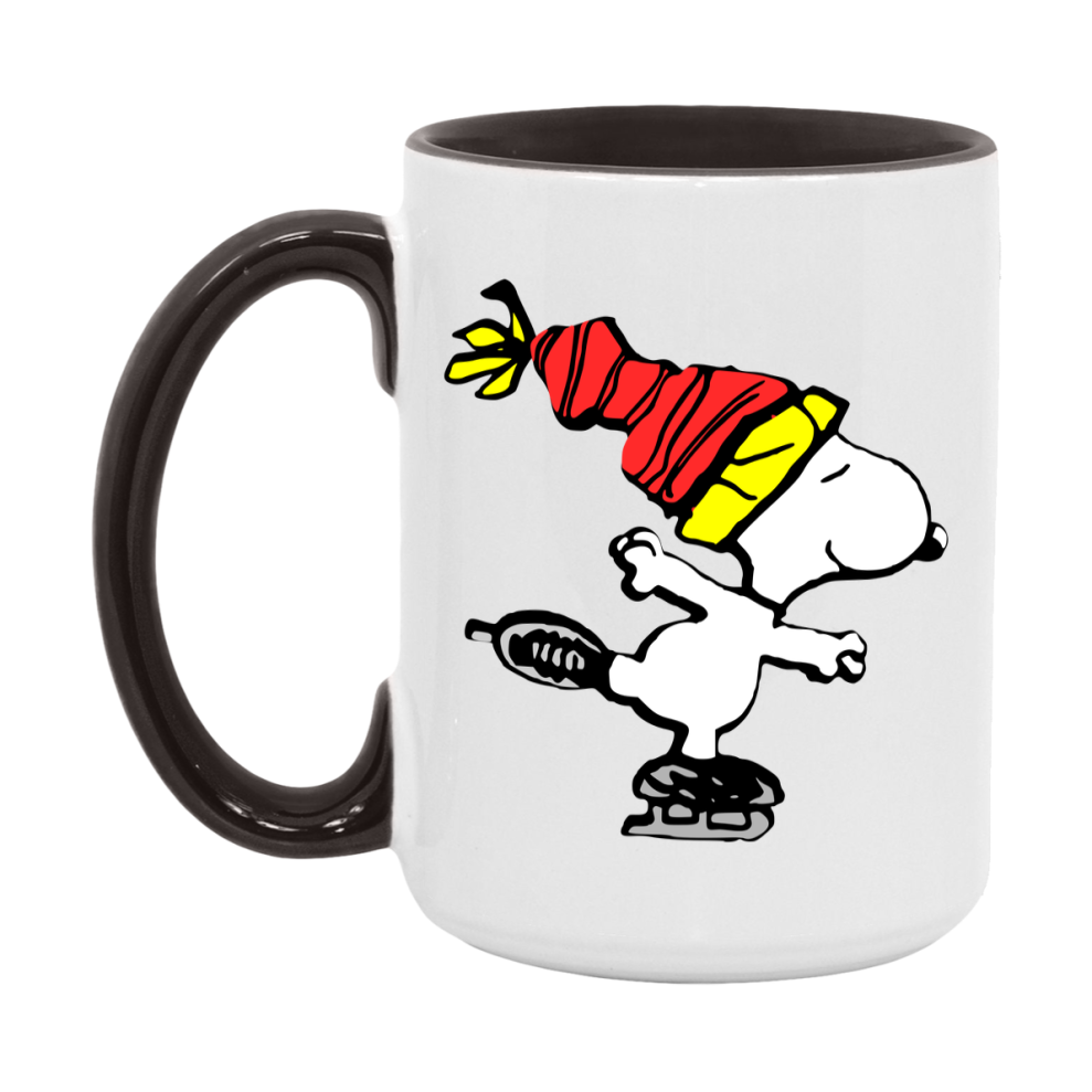 Peanuts Gang Christmas Mug, Snoopy Charlie Brown Holiday Coffee Cup, Ceramic Christmas Mug 11Oz Or 15Oz