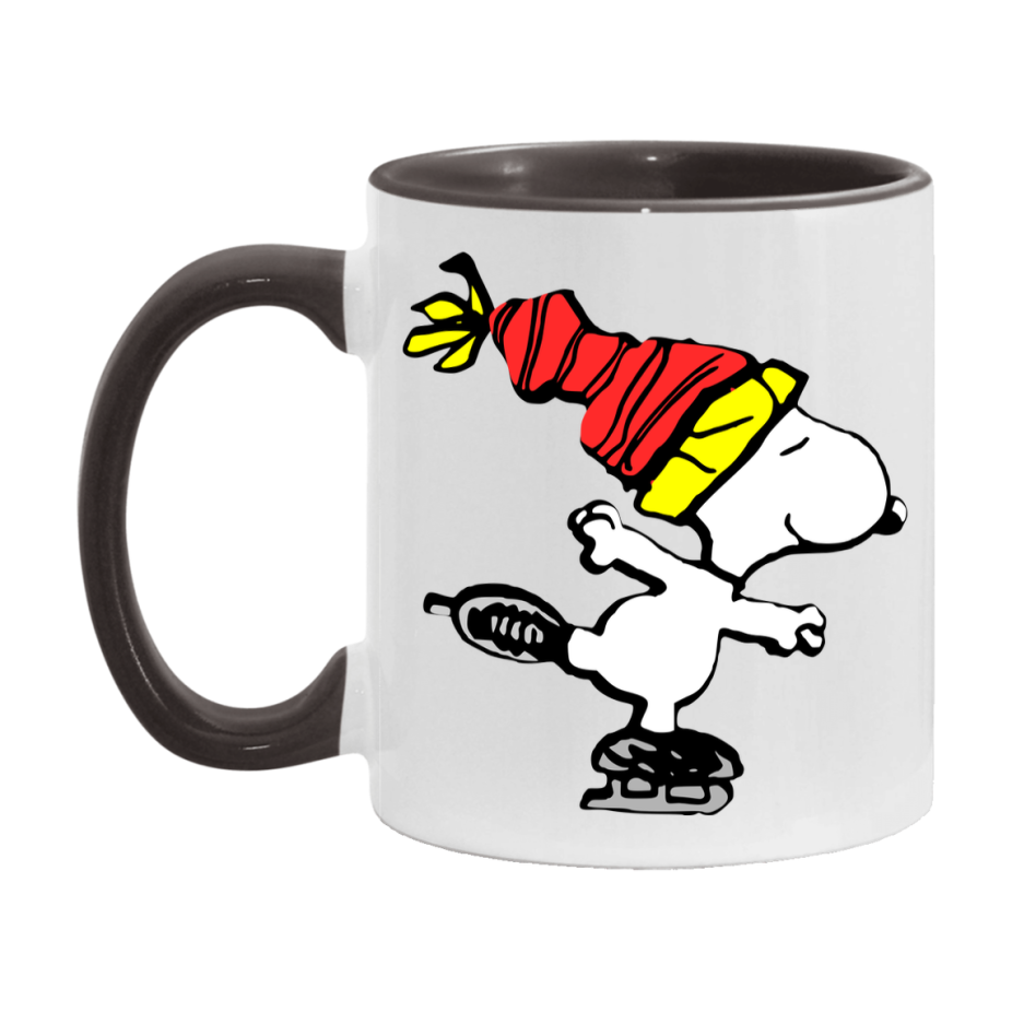 Peanuts Gang Christmas Mug, Snoopy Charlie Brown Holiday Coffee Cup, Ceramic Christmas Mug 11Oz Or 15Oz