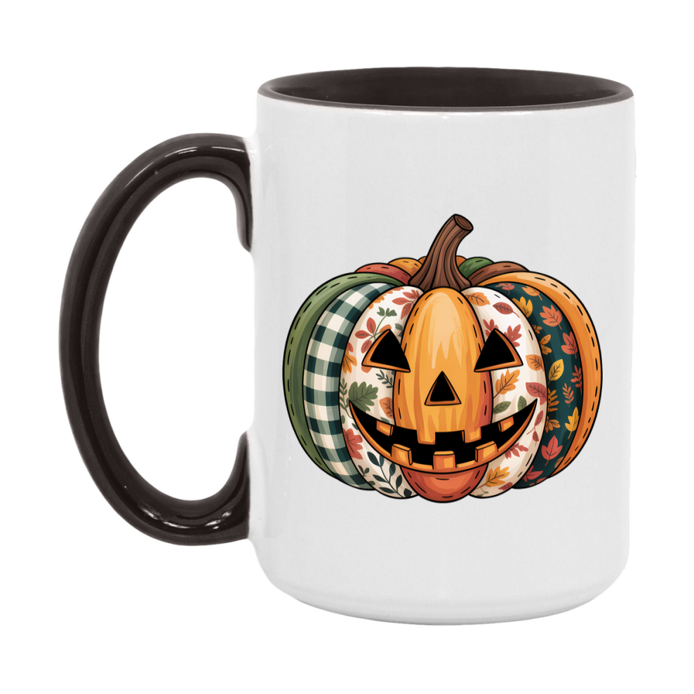 In Love With Fall Coffee Mug, Cozy Cute Autumn Coffee Cup, 11Oz Or 15Oz White Ceramic Mug