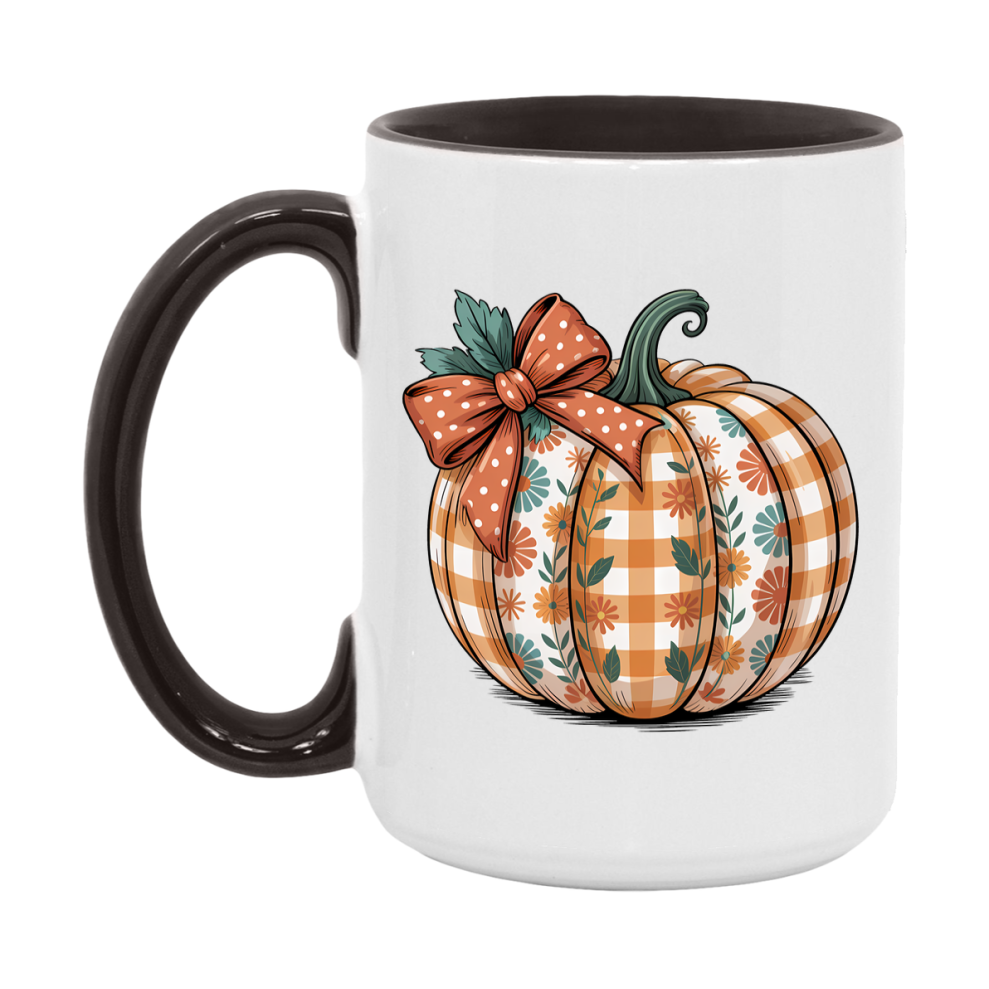 In Love With Fall Coffee Mug, Cozy Cute Autumn Coffee Cup, 11Oz Or 15Oz White Ceramic Mug